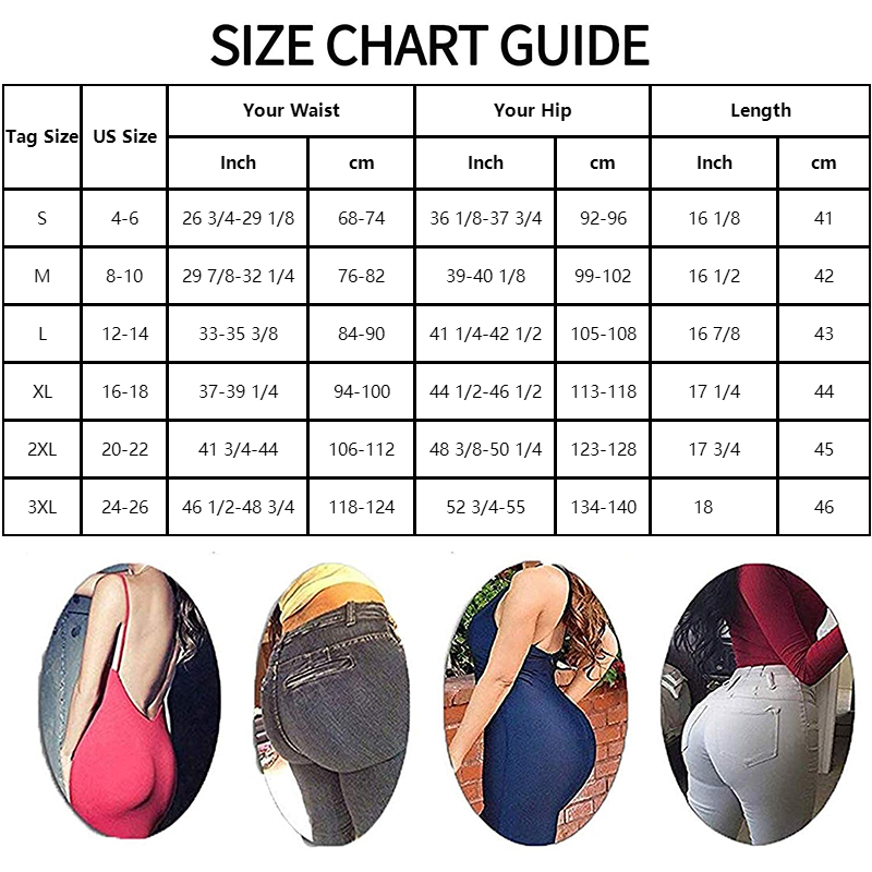 Womens Padded Shapewear Hip En - Shapewear Bodysuit Firm ulasan dan harga